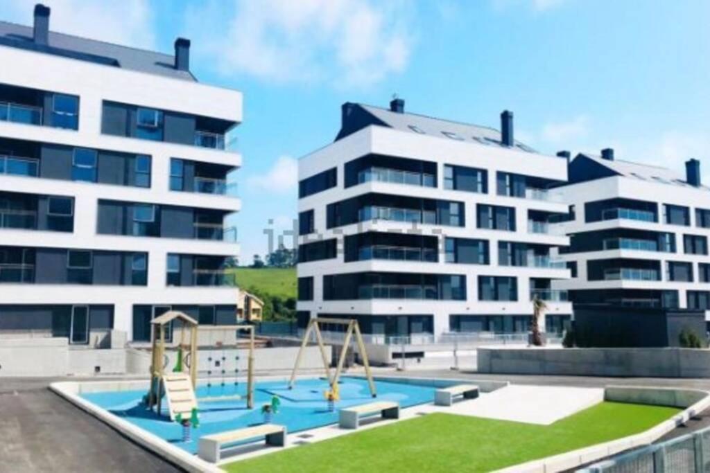 Apartamento Atico Miramar, Luanco Buitenkant foto