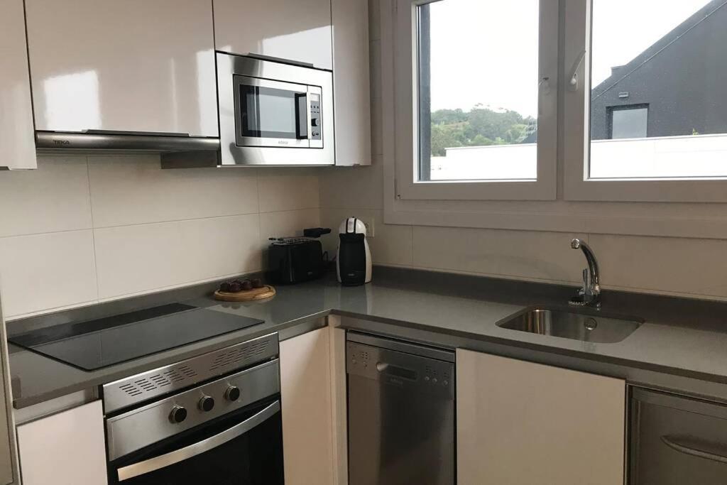 Apartamento Atico Miramar, Luanco Buitenkant foto