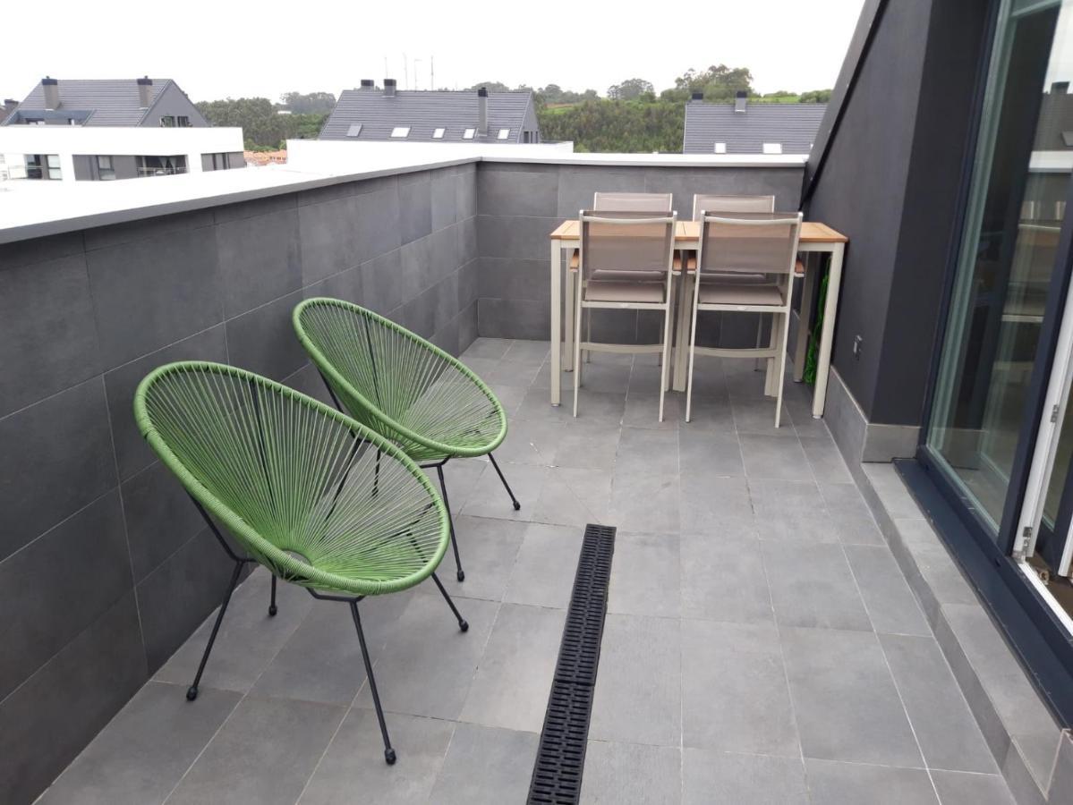 Apartamento Atico Miramar, Luanco Buitenkant foto