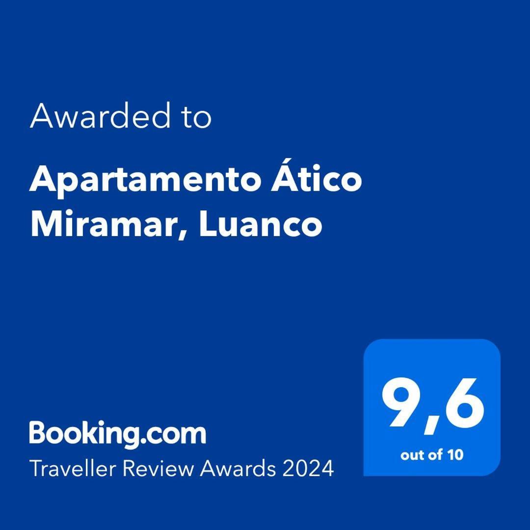 Apartamento Atico Miramar, Luanco Buitenkant foto